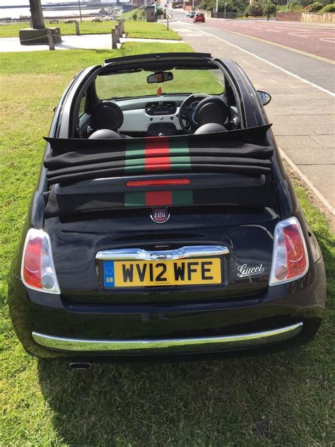 gucci fiat 500 convertible price|used fiat 500 gucci for sale.